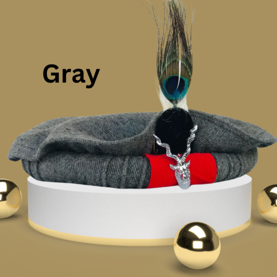 Chitrali Cap (Pakol) Peshawari cap with Feather & Markhor Symbol - Image 6
