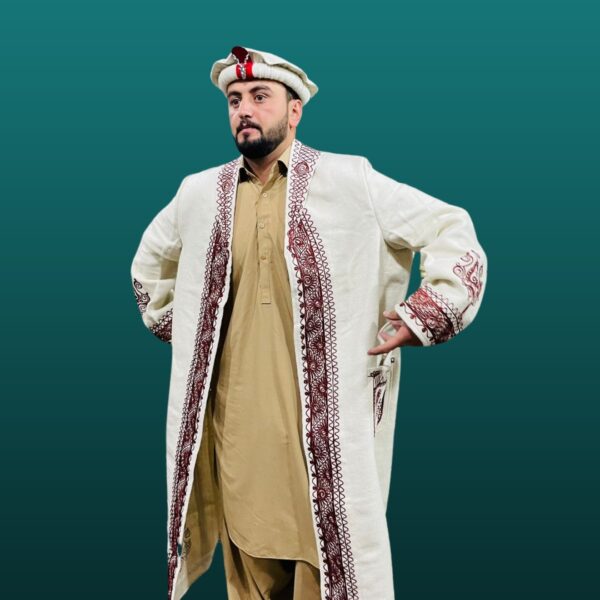 CHITRALI TRADITIONAL COAT (CHOOGHA) - Image 2